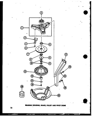 Bearing housing (taa400/p75751-9w) (taa600/p75751-10w) (taa800/p75751-11w)
