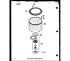 Amana TAA200/P75751-4W lint filter (taa200/p75751-4w) diagram