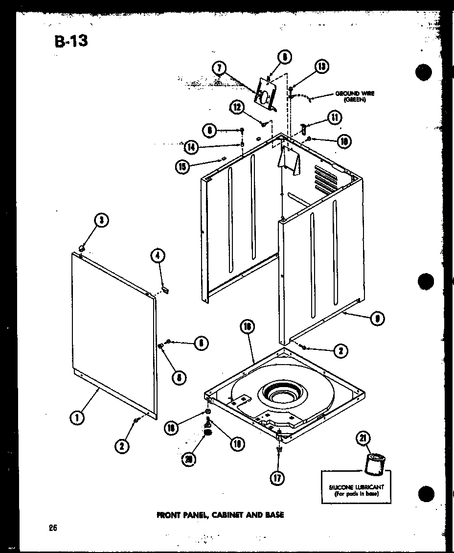 Front panel (taa200/p75751-4w)