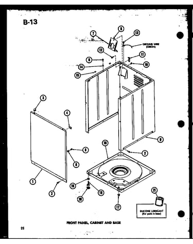 Front panel (taa200/p75751-4w)