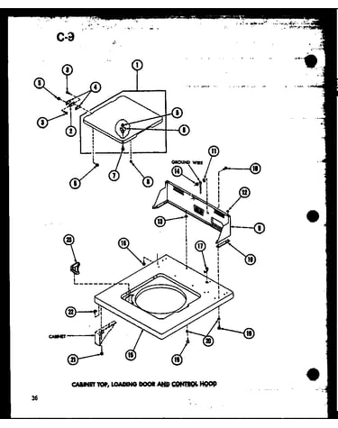 Cabinet top (taa400/p75751-5w) (taa600/p75751-6w) (taa800/p75751-7w) (taa400/p75751-2w) (taa600/p75751-1w) (taa800/p75751-3w)