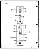 Agitator and post (taa400/p75751-5w) (taa600/p75751-6w) (taa800/p75751-7w) (taa400/p75751-2w) (taa600/p75751-1w) (taa800/p75751-3w)