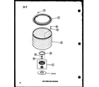 Amana TAA200/P75751-4W lint filter and washtub (taa400/p75751-5w) (taa600/p75751-6w) (taa800/p75751-7w) (taa400/p75751-2w) (taa600/p75751-1w) (taa800/p75751-3w) diagram