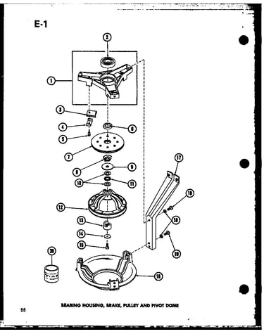 Bearing housing (taa400/p75751-5w) (taa600/p75751-6w) (taa800/p75751-7w) (taa400/p75751-2w) (taa600/p75751-1w) (taa800/p75751-3w)