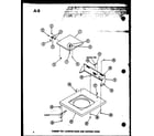 Amana TAA800/P75751-17W cabinet top (taa200/p75751-13w) diagram