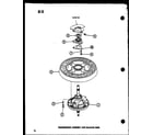 Amana TAA800/P75751-17W transmission assembly and balance ring (taa200/p75751-13w) diagram