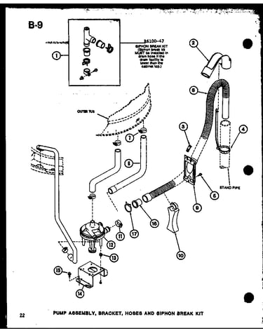 Pump assembly (taa200/p75751-13w)