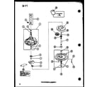 Amana TAA800/P75751-17W transmission assembly (taa200/p75751-13w) diagram