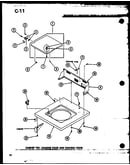 Cabinet top (taa400/p75751-15w) (taa600/p75751-16w) (taa800/p75751-17w)