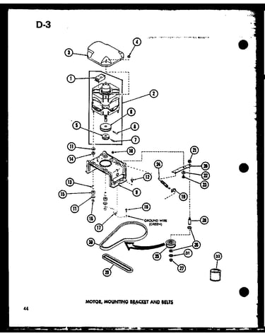 Motor (taa400/p75751-15w) (taa600/p75751-16w) (taa800/p75751-17w)