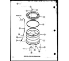 Amana TAA400/P75751-15W outer tub (taa400/p75751-15w) (taa600/p75751-16w) (taa800/p75751-17w) diagram