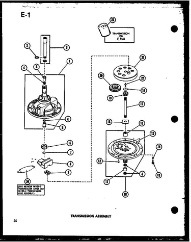 Transmission assembly (taa400/p75751-15w) (taa600/p75751-16w) (taa800/p75751-17w)