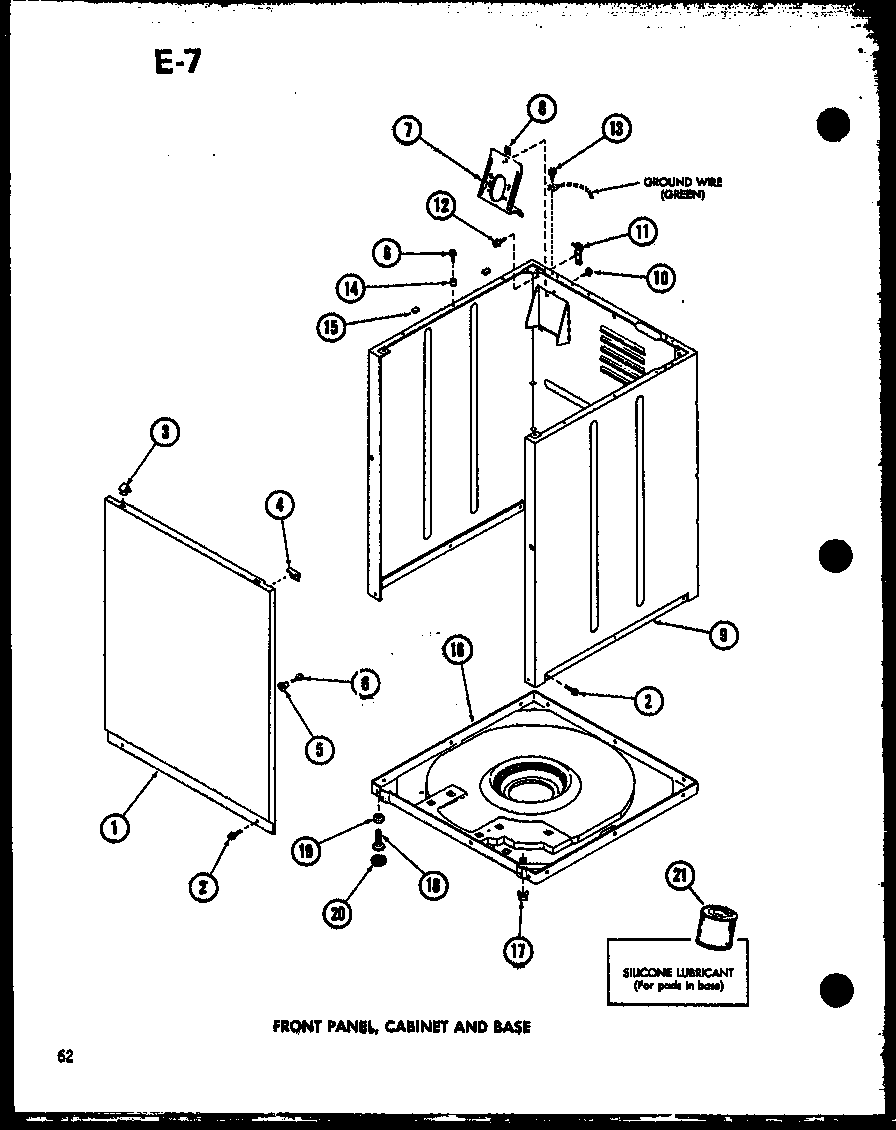 Front panel (taa400/p75751-15w) (taa600/p75751-16w) (taa800/p75751-17w)