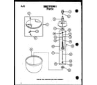 Amana TWA-202/P75753-2W tub lid diagram