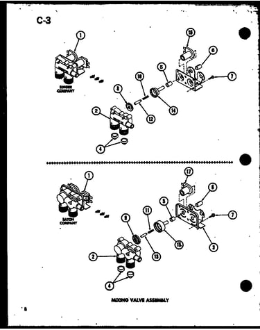 Mixing valve assembly