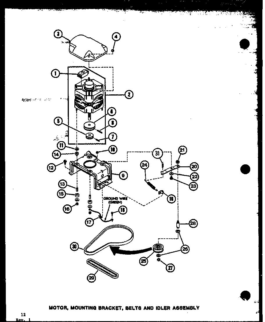 MOTOR (TAA300/P77040-1W)