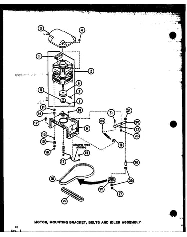 Motor (taa300/p77040-1w)