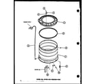 Amana TAA800/P77040-5W outer tub (taa300/p77040-1w) diagram