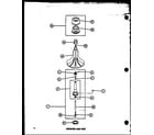 Amana TAA400/P77040-2W agitator and post (taa300/p77040-1w) diagram