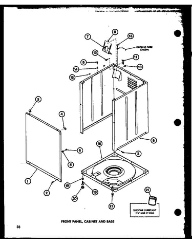 Front panel (taa300/p77040-1w)