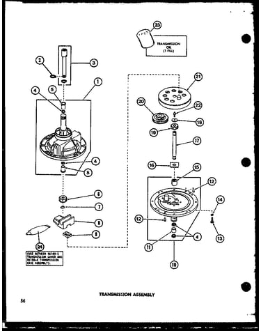 Transmission assembly (taa400/p77040-2w) (taa600/p77040-4w) (taa800/p77040-5w) (taa500/p77040-3w)