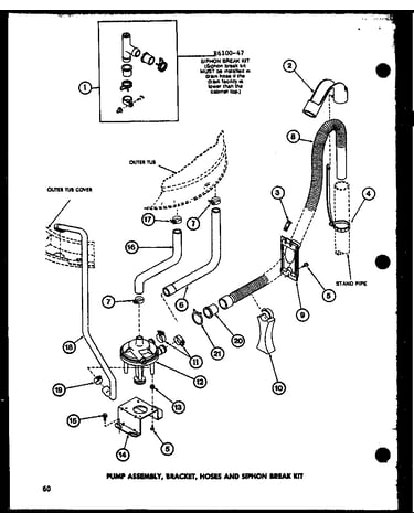 Pump assembly (taa400/p77040-2w) (taa600/p77040-4w) (taa800/p77040-5w) (taa500/p77040-3w)