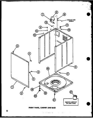 Front panel (taa400/p77040-2w) (taa600/p77040-4w) (taa800/p77040-5w) (taa500/p77040-3w)