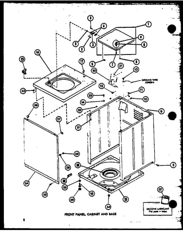 Front panel (taa3001/p7704006w)
