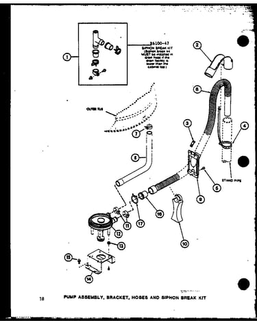 Pump assembly (taa3001/p7704006w)