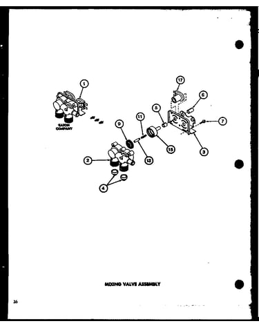 Mixing valve assembly