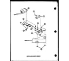 Amana LWD962/P7804724W switch and bracket assembly diagram
