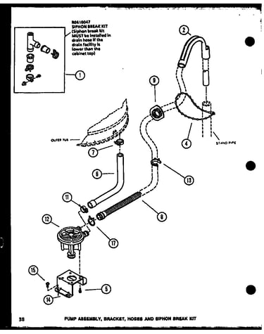 Pump assembly (lw2201w/p1118401ww) (lw2201g/p1118402wg) (lw2201l/p1118403wl) (lw2501w/p1118404ww) (lw2501g/p1118405wg) (lw2501l/p1118406wl) (lw2502w/p1118407ww) (lw2502g/p1118408wg) (lw2502l/p1118409wl) (lw2503l/p1118412wl) (lw2503g/p1118411wg) (lw2503w/p