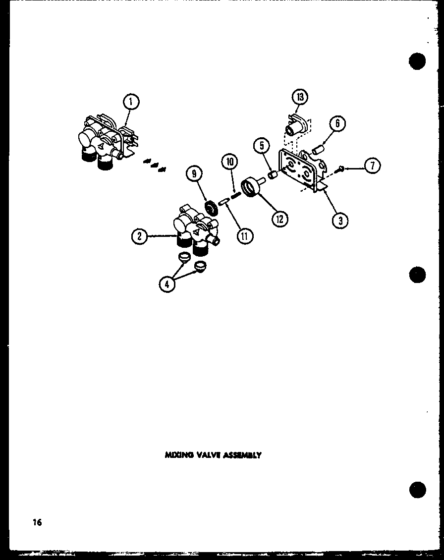 Mixing valve assembly
