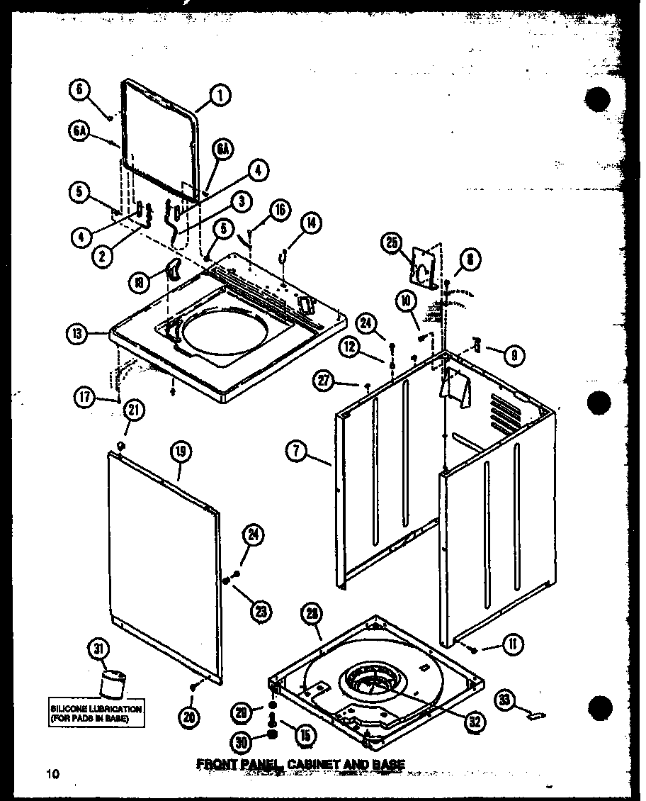 Front panel (lw2201w/p1164301ww) (lw2201g/p1164302wg) (lw2201l/p1164303wl) (lw2501w/p1164304ww) (lw2501g/p1164305wg) (lw2501l/p1164306wl) (lw2502w/p1164307ww) (lw2502g/p1164308wg) (lw2502l/p1164309wl) (lw2503l/p1164312wl) (lw2503g/p1164311wg) (lw2503w/p11
