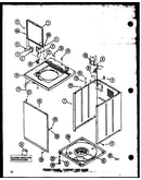 Front panel (lw2201w/p1164301ww) (lw2201g/p1164302wg) (lw2201l/p1164303wl) (lw2501w/p1164304ww) (lw2501g/p1164305wg) (lw2501l/p1164306wl) (lw2502w/p1164307ww) (lw2502g/p1164308wg) (lw2502l/p1164309wl) (lw2503l/p1164312wl) (lw2503g/p1164311wg) (lw2503w/p11