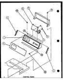 Control panel (lw3903w/p1122407ww) (lw3903l/p1122408wl) (lw3603w/p1122405ww) (lw3603l/p1122406wl) (lw9103w/p1122812ww)