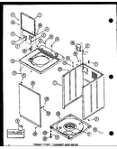 Front panel (lw3903w/p1122407ww) (lw3903l/p1122408wl) (lw3603w/p1122405ww) (lw3603l/p1122406wl) (lw9103w/p1122812ww)