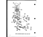 Amana LW3603L/P1122406WL motor (lw3903w/p1122407ww) (lw3903l/p1122408wl) (lw3603w/p1122405ww) (lw3603l/p1122406wl) (lw9103w/p1122812ww) diagram