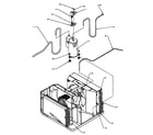Caloric C102B/P1184103R compressor & tubing diagram