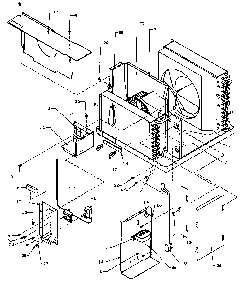 Control panel & misc parts