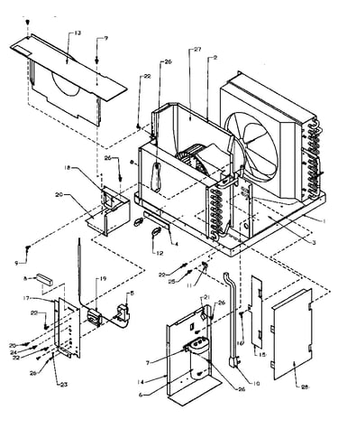 Control panel & misc parts