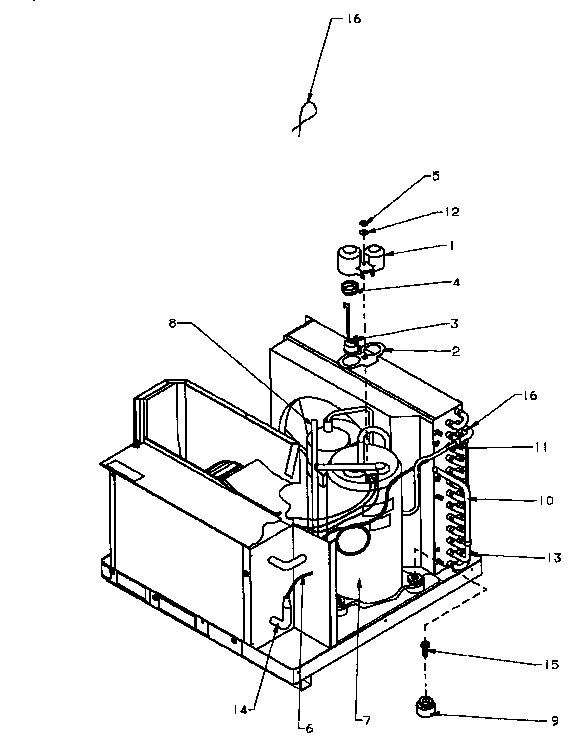 Compressor and tubing