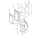 Amana A1225S-P1185701M control panel assembly diagram