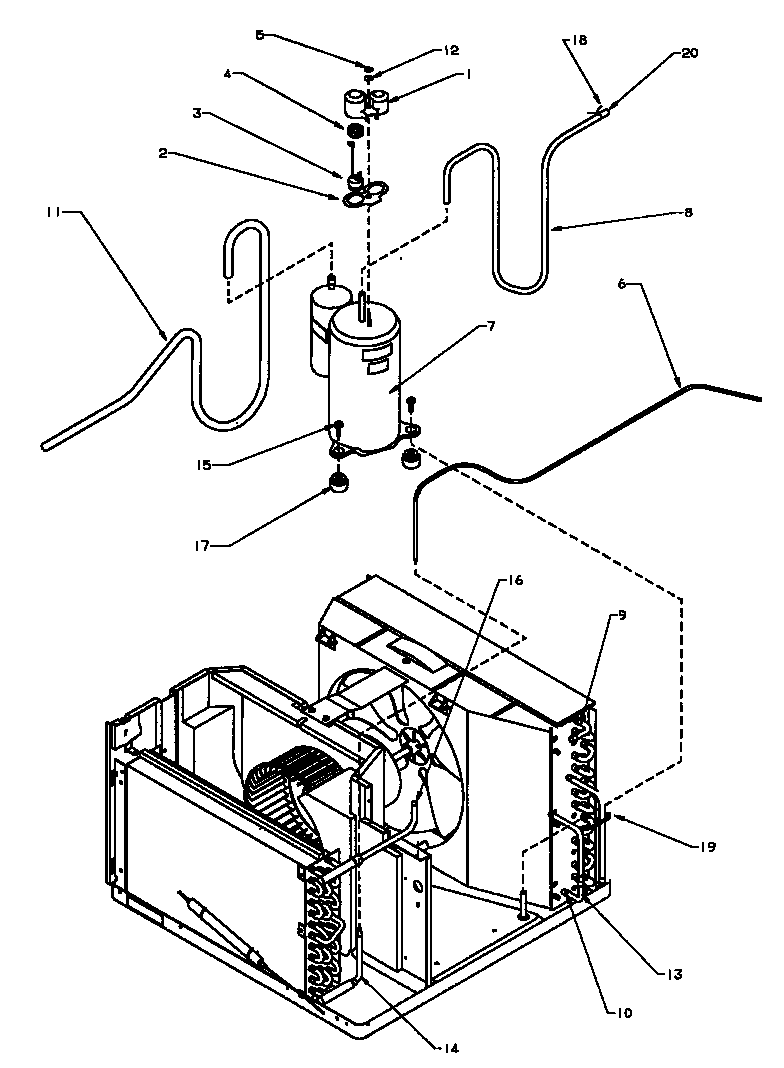 Compressor & tubing