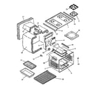 Caloric RST369/ALL main top and oven assembly (rst362/all) (rst365/all) (rst369/all) (rst376/all) (rst378/all) (rst378uwg/all) (rst380/all) (rst381/all) (rst387/all) (rst387uww/all) diagram