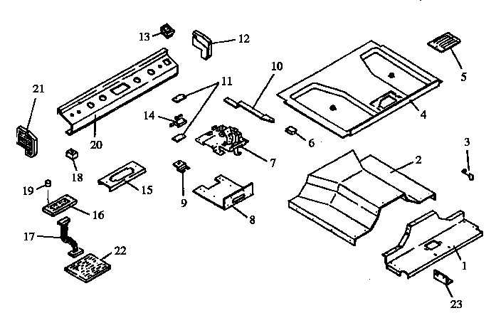 OVEN CABINET ASSEMBLY (RST307-9310/ALL) (RST307-F043/ALL) (RST307/ALL) (RST307UWW/ALL) (RST309/ALL) (RST354/ALL) (RST359/ALL) (RST361/ALL) (RST362/ALL)