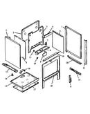 Oven cabinet assembly (rst365/all) (rst369/all) (rst376/all) (rst378/all) (rst378uwg/all) (rst380/all) (rst381/all) (rst387/all) (rst387uww/all)