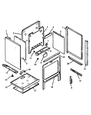 Oven cabinet assembly (rst365/all) (rst369/all) (rst376/all) (rst378/all) (rst378uwg/all) (rst380/all) (rst381/all) (rst387/all) (rst387uww/all)