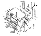 Amana SAP39AA/ALL cabinet assembly diagram