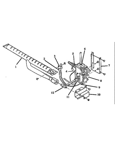Heater burner and control components